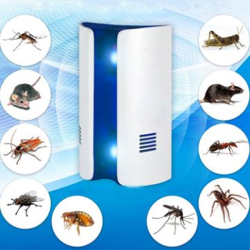 Multi-function Mosquito Repellent Ultrasonic Pest Repeller White - 1