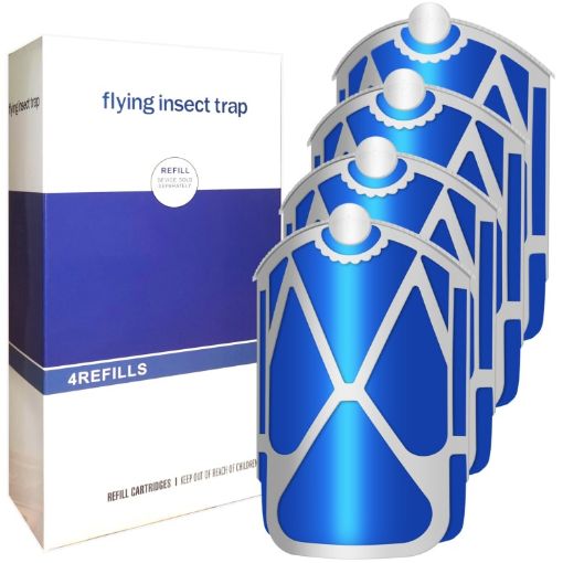 Zevo M364 Refill Cartridges: 4pcs Flying Insect Replacement Pack - 1