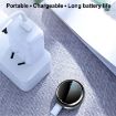 Ultrasonic Electronic Mosquito Repellent Bracelet Watch (Black Purple) - 3