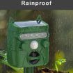 Solar Ultrasonic Outdoor Animal and Bird Repeller, Mouse Deterrent - 7
