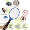 Electric Red Hand Racket Mosquito Zapper Swatter for Home & Garden - 3