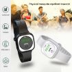 F9 Black Outdoor Mosquito Repellent Wristband with Clock - 7