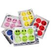 DIY Mosquito Repellent Stickers: 10pcs Cartoon Smiling Face Patches - 1