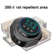 Ultrasonic Multi-Frequency Indoor Mouse Repeller (Black) 219 - 6