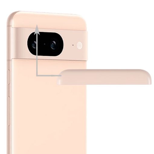 Google Pixel 8 Original Front and Back Cover (Pink) - 1