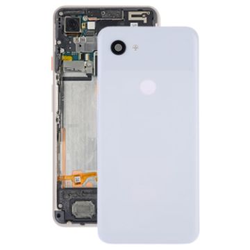 Google Pixel 3a White Battery Back Cover with Camera Lens & Side Keys - 1