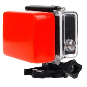 Red Backdoor Floaty Sponge with Sticker for Action Cameras - 1