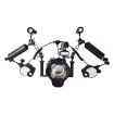 PULUZ CNC Aluminum Dual Hand-held Selfie Monopod for Action Cameras - 4