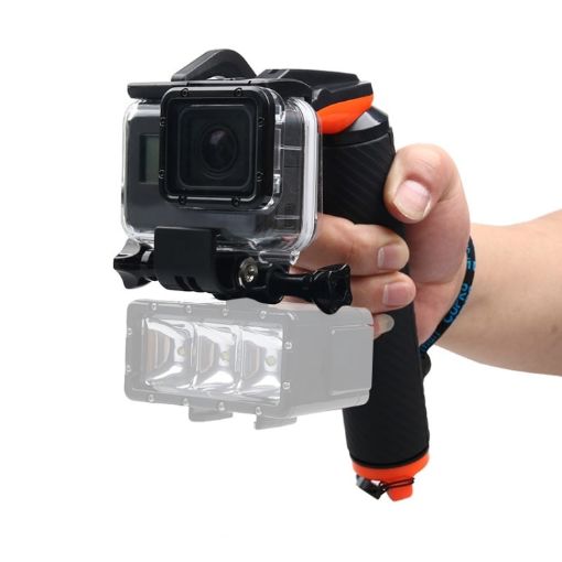 GoPro HERO7/6/5 Shutter Trigger & Floating Grip with Strap & Wrench - 1
