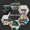 10 PCS Green 125KHz TK/EM4100 Proximity ID Card Keychain Key Ring - 7