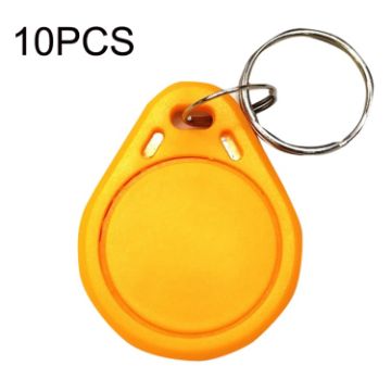 10PCS Orange RFID 13.56MHz Keyfob IC Access Control Card Tag - 1