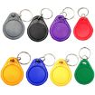 10PCS Black RFID 13.56MHz Access Control M1 Keyfob Tags - 2
