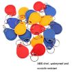 10PCS IC Access Control Card M1 Compatible RFID Keyfob (Yellow) - 4
