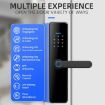 C91 Tuya Smart Bronze WiFi Fingerprint Password Door Lock - 3