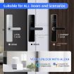 C91 Tuya Smart WiFi Fingerprint Password Door Lock (Black) - 5