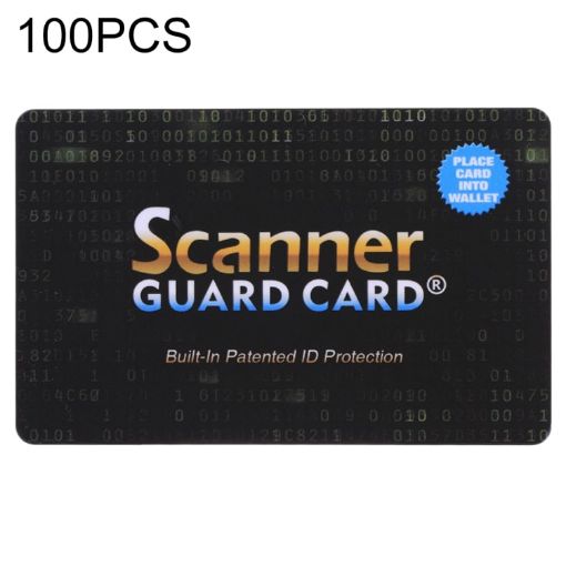 100 PCS RFID Blocking Card with Built-in Patented ID Protection - 1