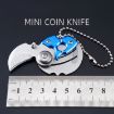 Mini Folding Pocket Knife - Portable Survival Tool (Silver) - 4