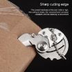 Gold Mini Folding Pocket Knife Keychain - Outdoor Survival Multitool - 5