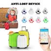 HYC-09 Bluetooth Pet Tracker Keychain, Two-Way Alarm, Light Blue - 3
