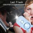 Bear Style Pink 130dB LED Personal Alarm Ring for Outdoor Safety - 7