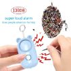 130dB Bear Style Orange LED Personal Alarm for Outdoor Safety - 4