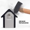 Purple Hut Shape Password Lock Security Box with 1 Key - 6