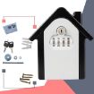 Purple Hut Shape Password Lock Security Box with 1 Key - 7