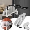 Self-defense Anti-theft Door Blocker for Home & Hotel (Stainless Steel) - 8