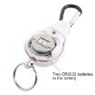 Doberman White Key-chain Personal Security Alarm Safety Emergency - 4