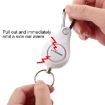 Doberman White Key-chain Personal Security Alarm Safety Emergency - 5