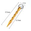 Red Outdoor Anti-Wolf Equipment Pen Stick with Key Ring - 5