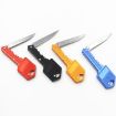 Mini Key-Shaped Folding Knife Peeler Key Chain for Camping - 4
