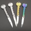 Gold Mini Key Knife Keychain - Self Defense Multi Tool Keyring - 3