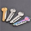 Gold Mini Key Knife Keychain - Self Defense Multi Tool Keyring - 4
