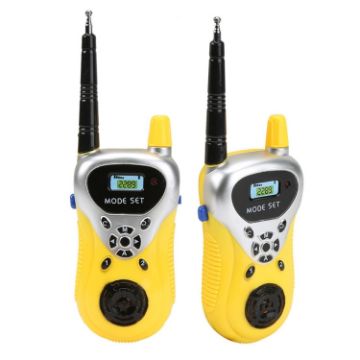 Yellow Wireless Walkie-Talkie Remote Interactive Kids Toy Pair - 1