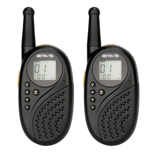 RETAVIS RT35 0.5W 446MHz 8CH Kids Walkie Talkie (Black) - 1