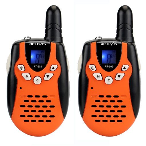 RETEVIS RT602 Children Walkie Talkie, 22CH 0.5W, US Plug - 1