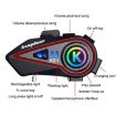KUQIBAO Bluetooth Motorcycle Helmet Headset w/ Light & Soft Mic - 2