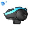 Hysnox HY-02 Bluetooth 5.0 Helmet Intercom 2000M 6 Riders (Blue) - 1