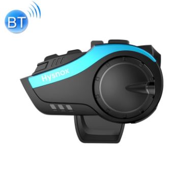 Hysnox HY-02 Bluetooth 5.0 Helmet Intercom 2000M 6 Riders (Blue) - 1