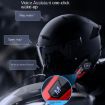 X7 Blue Motorcycle Helmet Bluetooth Headset for Navigation & Music - 9