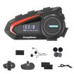 KUQIBAO Bluetooth Motorcycle Helmet Headset With Screen, Waterproof - 2