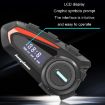 KUQIBAO Bluetooth Motorcycle Helmet Headset With Screen, Waterproof - 9