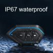 X6 Helmet Bluetooth Headset Wireless Waterproof Handsfree Stereo - 9
