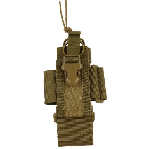 Mini Outdoor Walkie Talkie & Mobile Phone Bag - Free Size (Mud) - 1