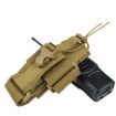 Mini Outdoor Walkie Talkie & Mobile Phone Bag - Free Size (Mud) - 6