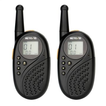 RETEVIS RT-35 Children's 22CH Walkie Talkie, 0.5W, Black - 1