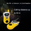 Children's Mini Walkie Talkie Toys - 1 Pair, Green, Outdoor Fun - 4