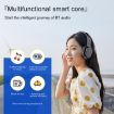 OY713 Blcak Wireless BT5.0 Headset Headphones with Microphone - 6