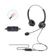 VT200D Double Ears Operator Headset With Mic, Crystal Head Tuning - 1